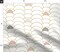 Rose Art Nouveau Scallop Floral Curve Lines Custom Printed Fabric by Spoonflower Various Fabrics by the Yard or Fat Quarter